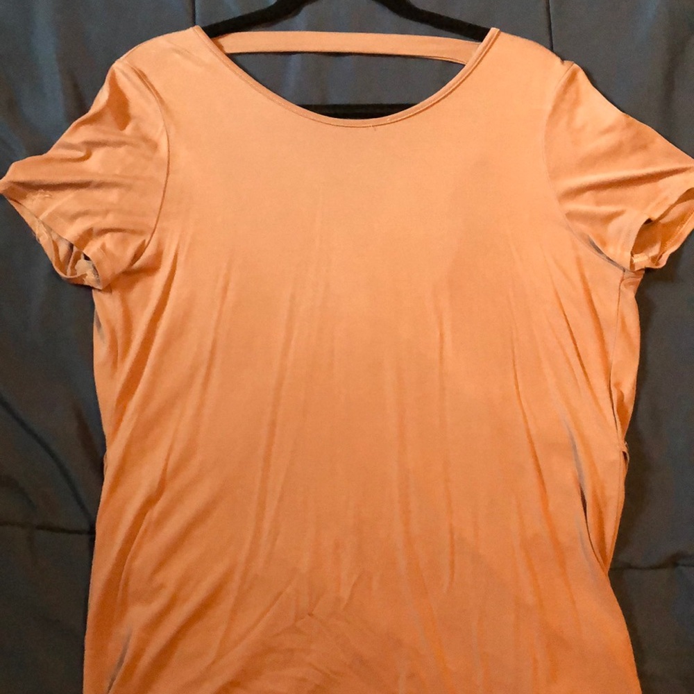 Mauve Rayon/Spandex Top